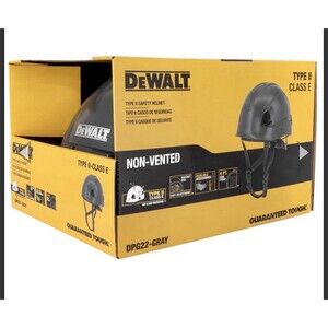 DEWALT DPG22 Gray Type II Class E 4-Point Ratcheting Safety Helmet